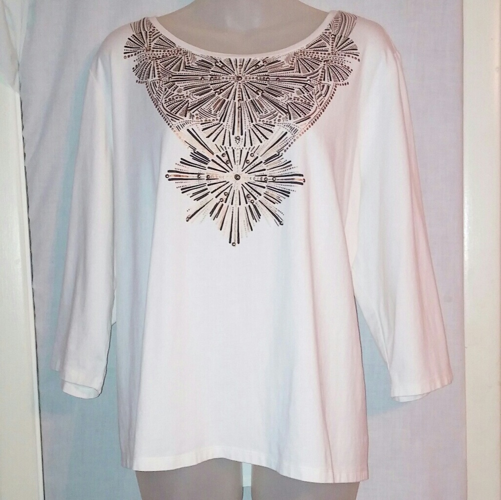 🌟Lark Lane Summer White Top🌻